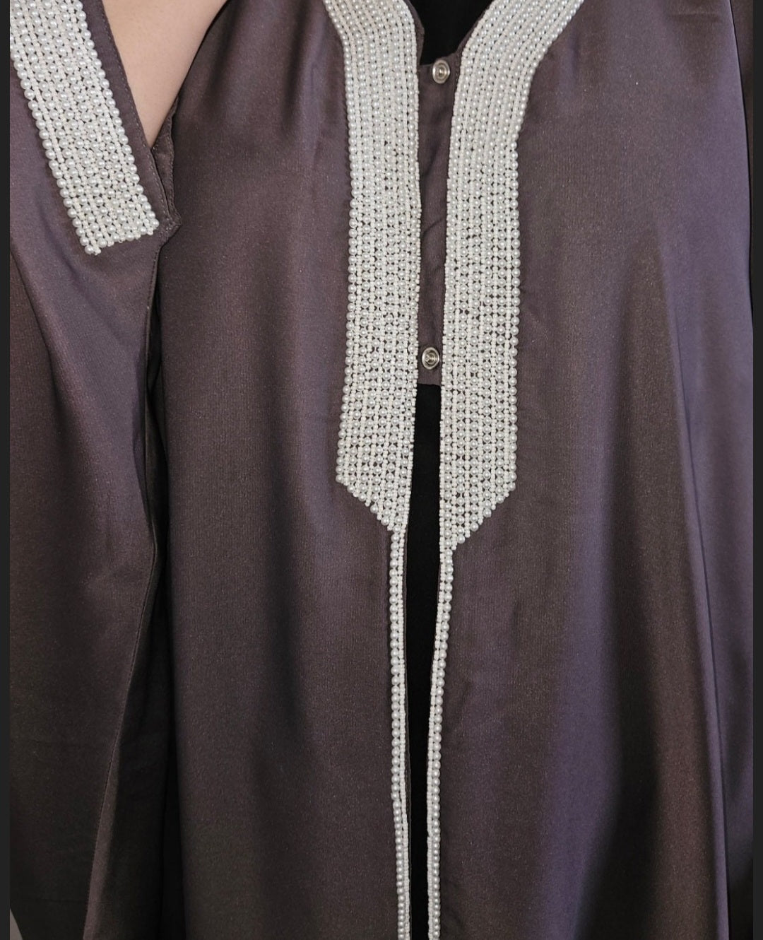 Pearl Butterfly Abaya