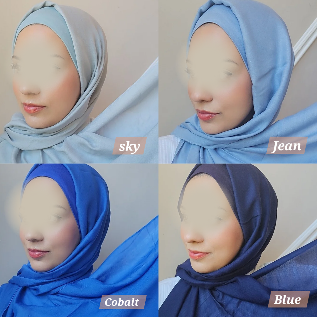 Matching Modal Hijab & Cap set